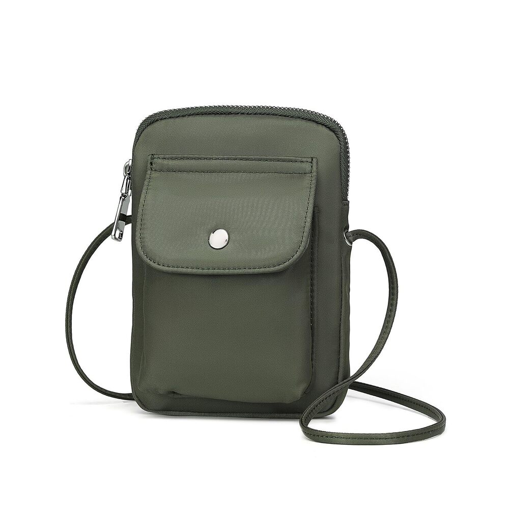 9846 Nylon Crossbody Lanyard Mobile Phone Bag Stylish Accessory